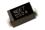 SMAJ(DO-214AC) SS22 THRU SS210 (SS22, SS23, SS24, SS25, SS26, SS28, SS210) Surface Mount Schottky Barrier Rectifier 