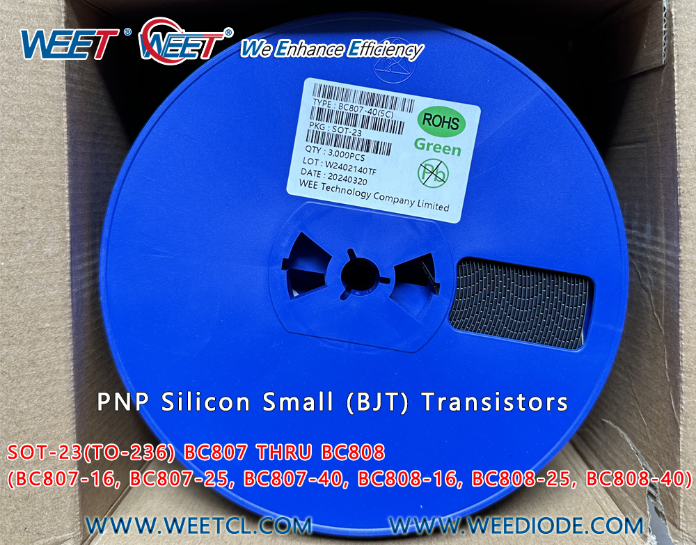 WEET-SOT-23-BC807-16-BC807-25-BC807-40-BC808-16-BC808-25-BC808-40-PNP-Transistors
